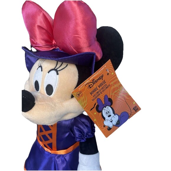 Disney Halloween Decor Mickey & Minnie Plush Set “Dracula & Witch” 22” Greeters - Picture 5 of 11